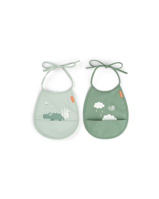 Done By Deer Set 2 Bavaglini Verde Coccodrillo