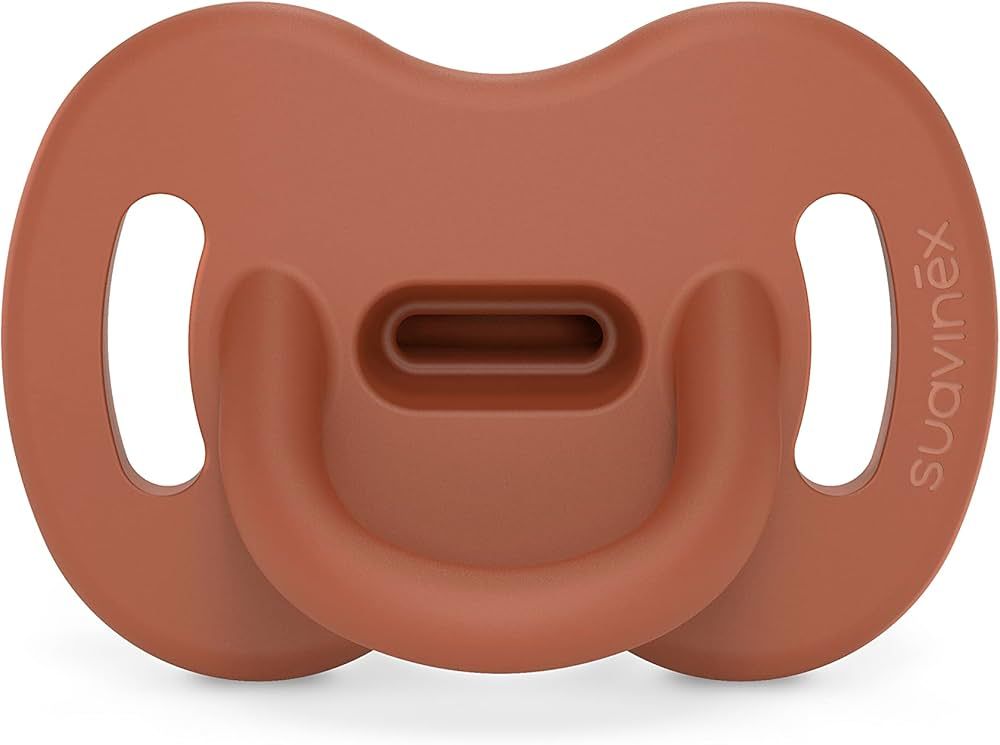 Suavinex Succhietto Selection in Silicone Tettarella Simmetrica SX Pro 6-18 Mesi Marrone