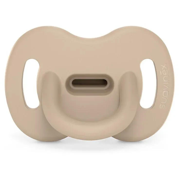 Suavinex Succhietto Selection in Silicone Tettarella Simmetrica SX Pro 6-18 Mesi Nocciola