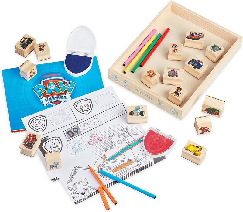 Melissa &amp; Doug Set di Timbri in Legno