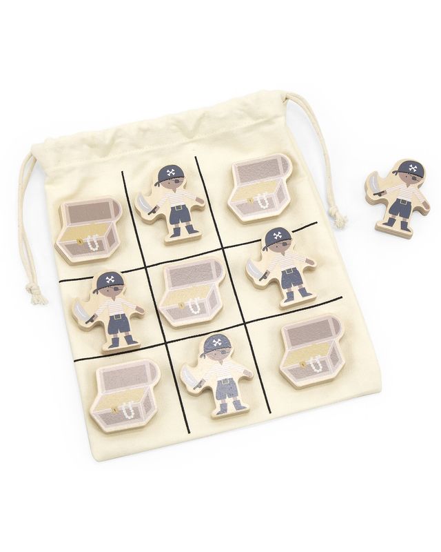 Tryco Baby Gioco Tris in Legno Pirata Perfetto da Portare in Viaggio!