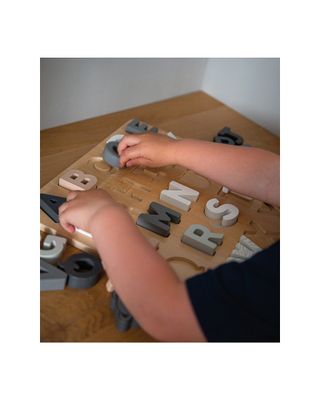 Tryco Baby Puzzle Alfabeto in Legno - Aiuta lo sviluppo delle Capacità Intellettive