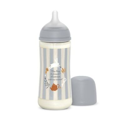 Suavinex Biberon Wonderland Tettarella Simmetrica SX Pro Flusso Denso Azzurro 360ml