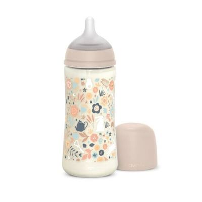 Suavinex Biberon Selection Tettarella Simmetrica SX Pro Flusso Denso Veloce Rosa 360ml
