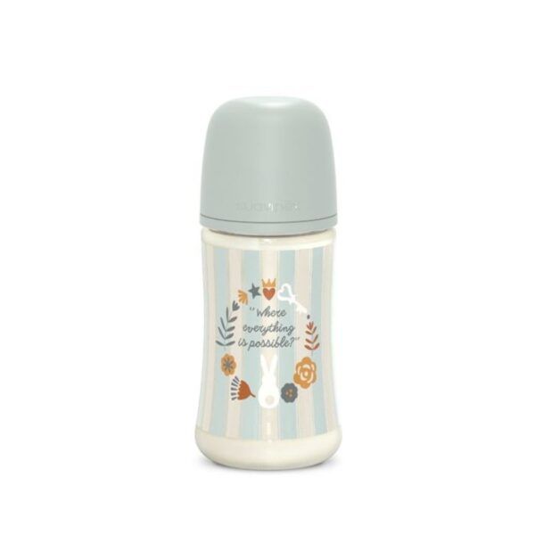 Suavinex Biberon Wonderland Tettarella Simmetrica SX Pro Flusso Medio Celeste 270ml