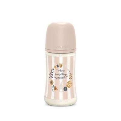 Suavinex Biberon Wonderland Tettarella Simmetrica SX Pro Flusso Medio Rosa 270ml