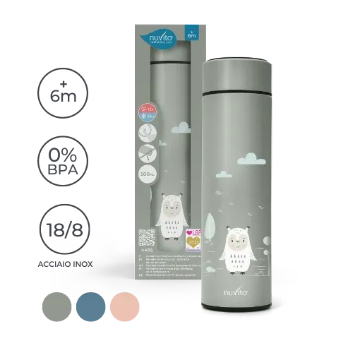 Nuvita Borraccia Termica con Termometro 500ml