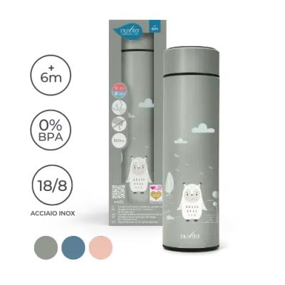 Nuvita Borraccia Termica con Termometro 500ml