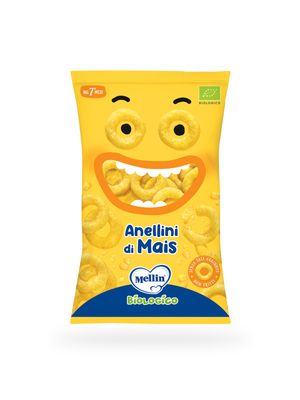 Mellin Snack Anellini di Mais 15g