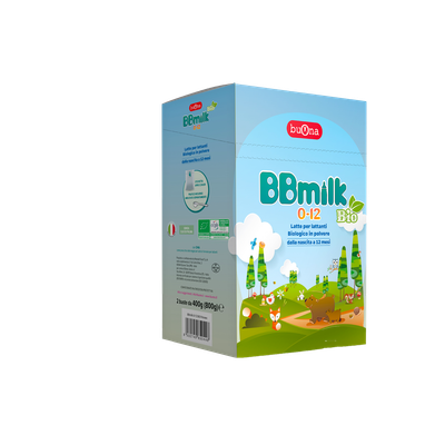 Bbmilk Latte Bio 0-12 Mesi Polvere  2 Bustine da 400g (800 g)