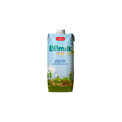 Bbmilk Latte Bio 0-12 Mesi Liquido 12 buste da 500ml