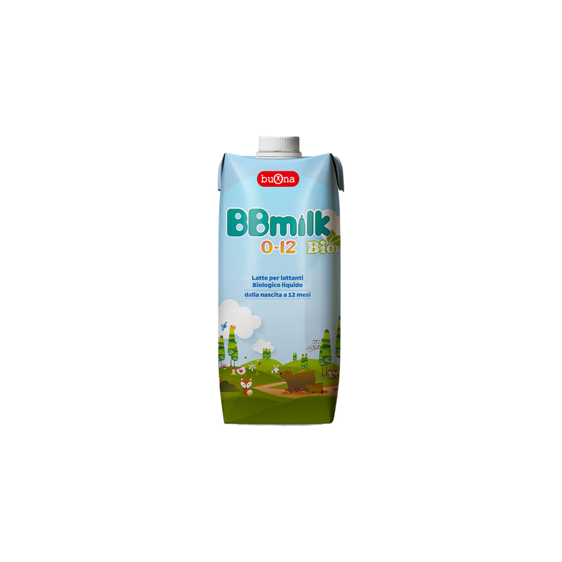 Bbmilk Latte Bio 0-12 Mesi Liquido 12 buste da 500ml