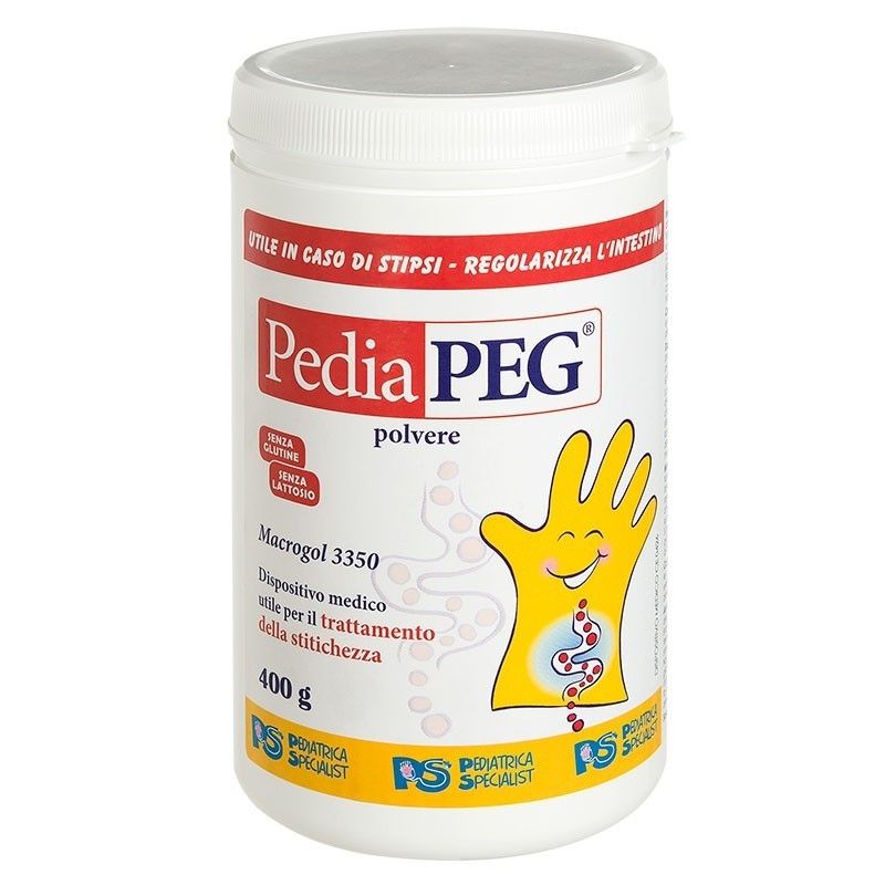 Pediatrica Pedia PEG Polvere utile per il trattamento della stitichezza da 400 g