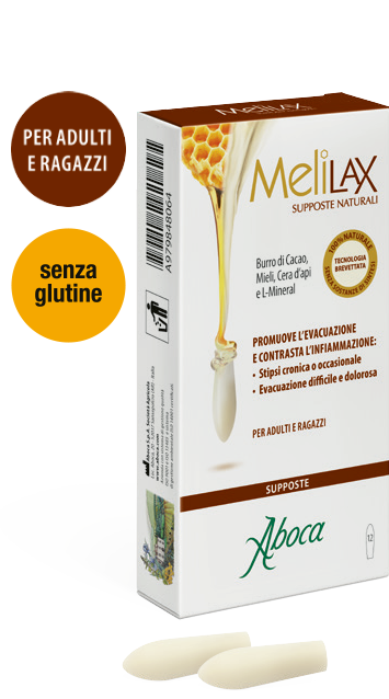 Melilax Supposte Naturali 12 pz