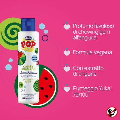 Chicco Pop Shampoo e Balsamo Anguria da 250 ml