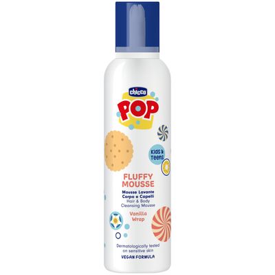 Chicco Pop Muosse Lavante Corpo e Capelli a Vaniglia wrap da 200 ml