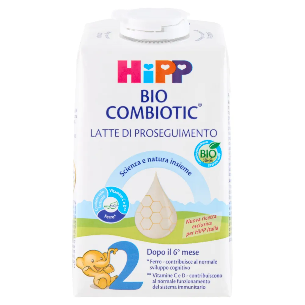 Hipp Latte Combiotic 2 di Proseguimento Liquido 12X470ml