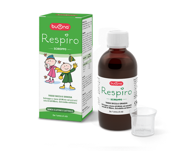 Buona Respiro Sciroppo per Tosse secca e grassa Flacone da 140 ml