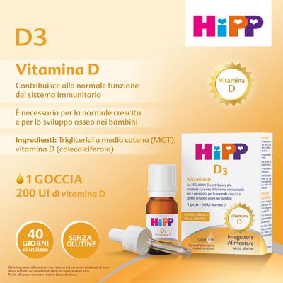 Hipp D3 Vitamina D Gocce 5ml
