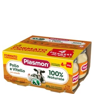 Plasmon Omogeneizzato di Carne Pollo e Vitello 4x80g