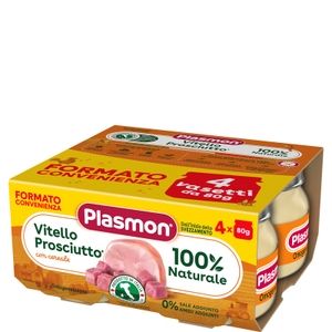 Plasmon Omogeneizzato di Carne Vitello e Prosciutto 4x80g