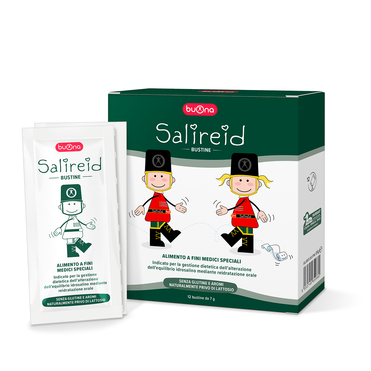 Buona Salireid Integratore Sali Minerali in 12 bustine da 7 gr