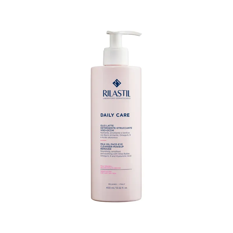 Rilastil Daily Care Olio Latte Detergente Struccante Viso Occhi 400ml