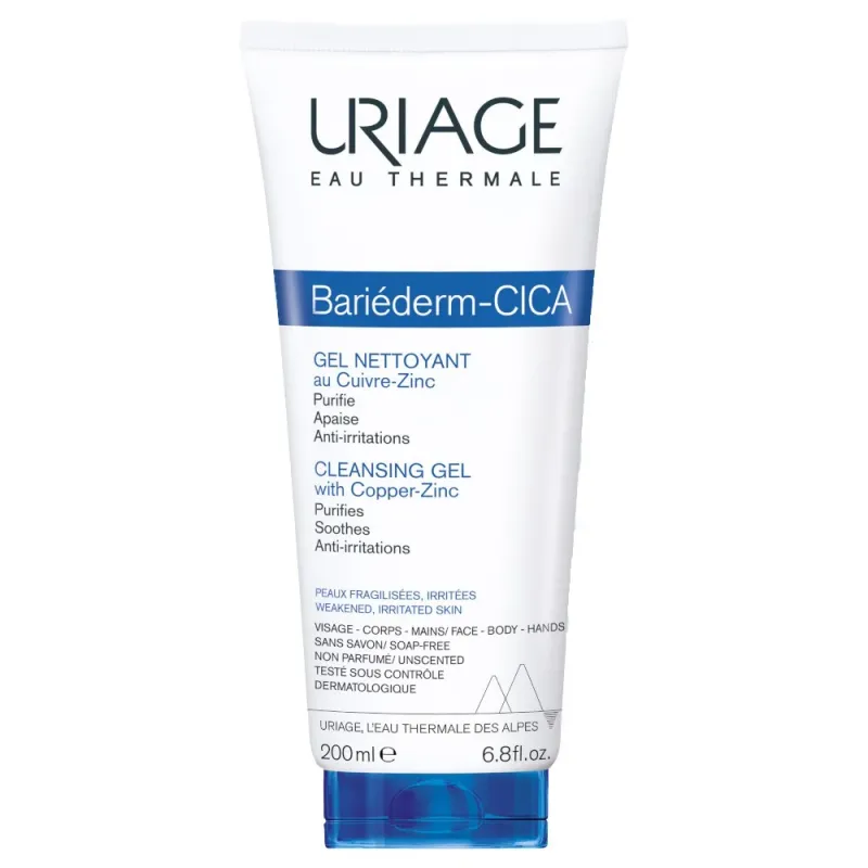 Uriage Bariederm Cica Gel Detergente 200ml
