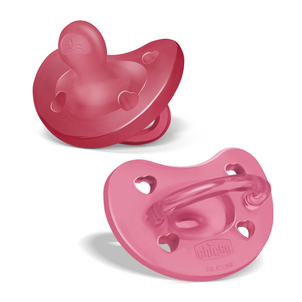 Chicco Gommotto Doppio Soft 16-36 Rosa 2 pz
