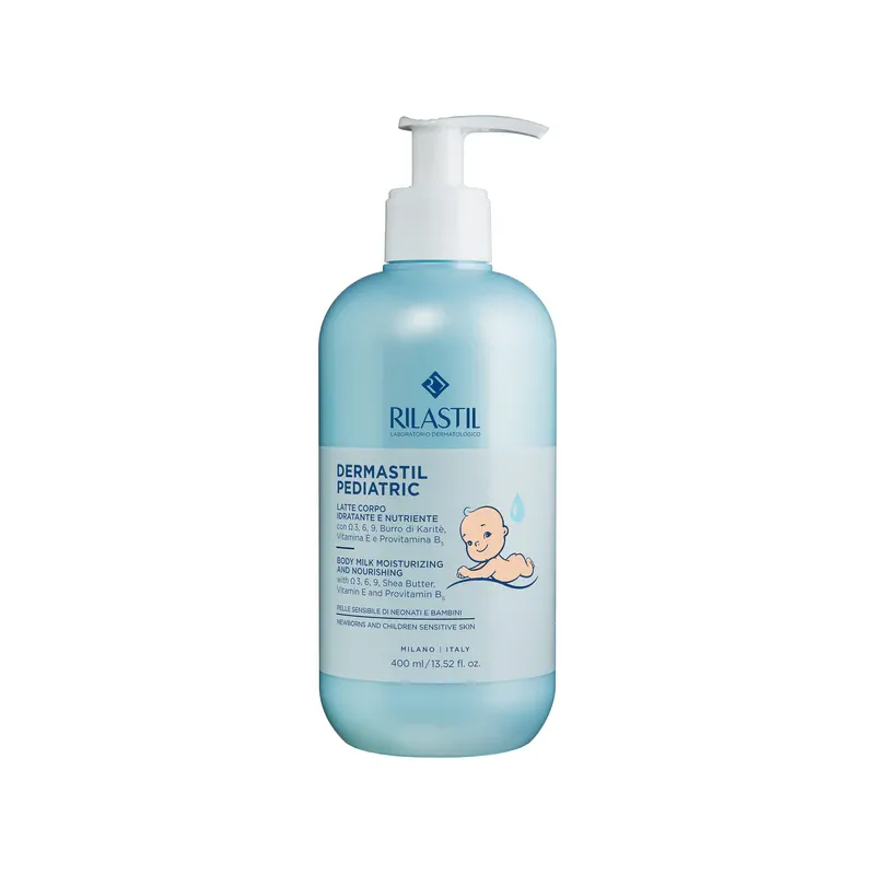 Rilastil Dermastil Pediatric Latte Corpo Idratante e Nutriente Flacone da 400ml