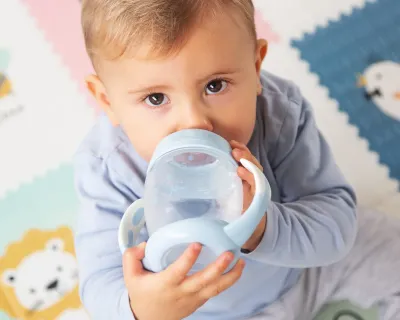 Kiokids Tazza Apprendimento Azzurro 270ml
