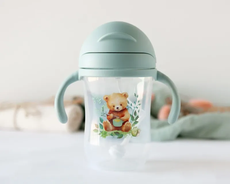 Kiokids Tazza Apprendimento Orso Sage 300ml