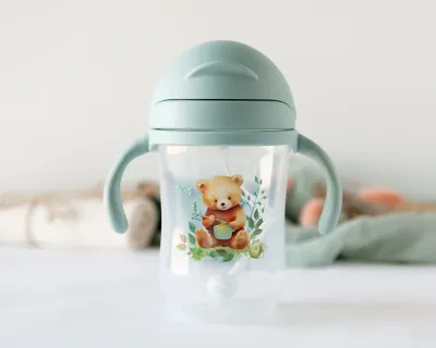 Kiokids Tazza Apprendimento Orso Sage 300ml
