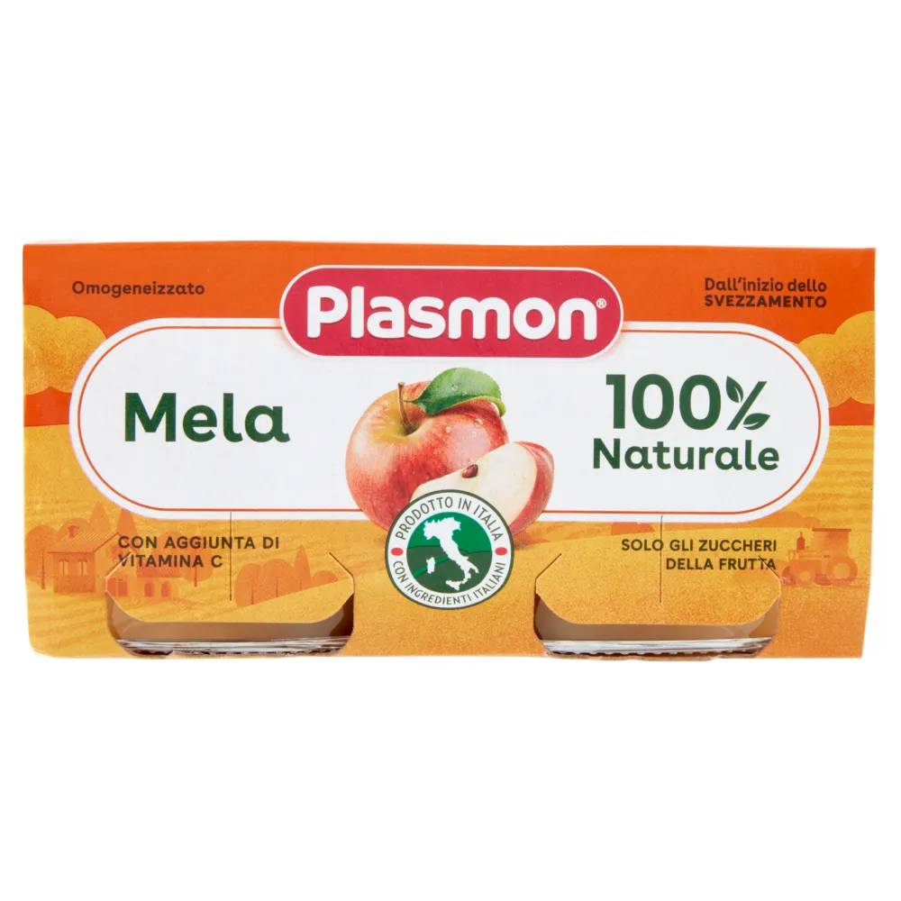 Plasmon Omogeneizzato di Frutta Mela 2X80g