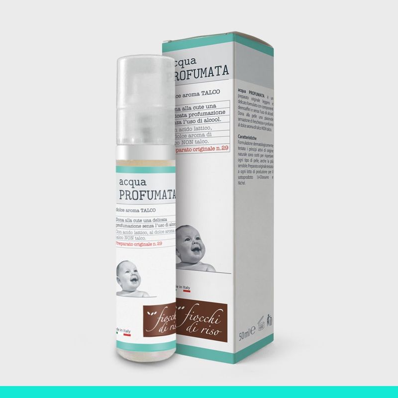 Fiocchi di Riso Polvere Acqua Profumata Talcamid da 50ml