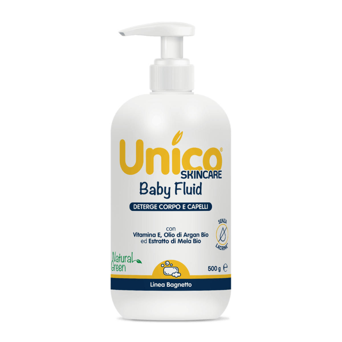 Sterilfarma Unico Skincare Baby Fluid Detergente Corpo e Capelli da 500ml