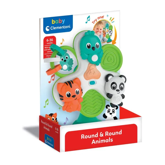 Clementoni Round &amp; Round Animals