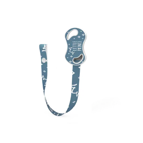 Nuvita Nastrino Portasucchietto con Bottone di Chiusura Power Blue