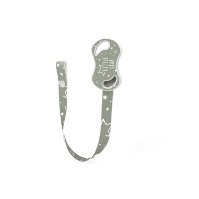 Nuvita Nastrino Portasucchietto con Bottone di Chiusura Sage Green