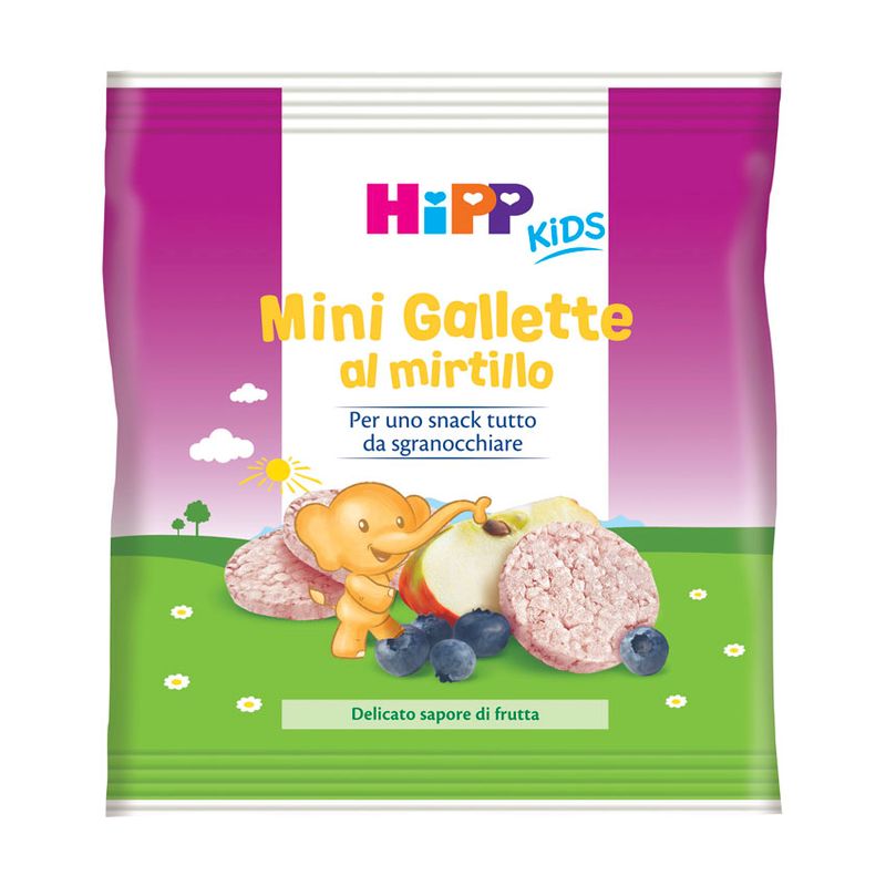 Hipp Baby Mini Gallette di Riso al Mirtillo 30g