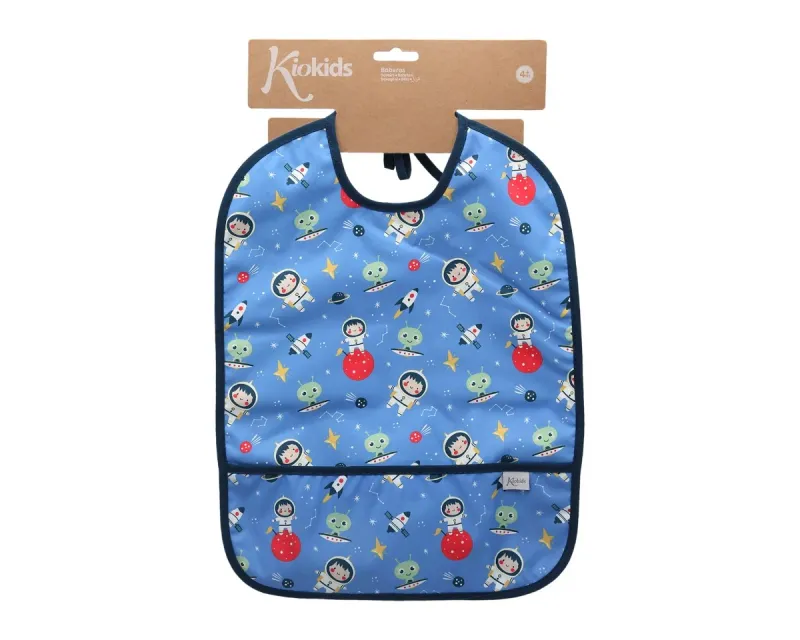 Kiokids Bavaglino Impermeabile Blu