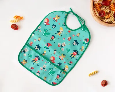 Kiokids Bavaglino Impermeabile Verde