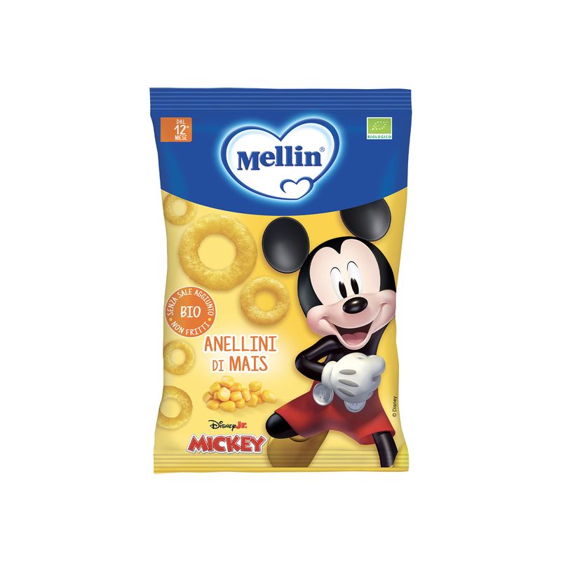 Mellin Snack Anellini di Mais 15g