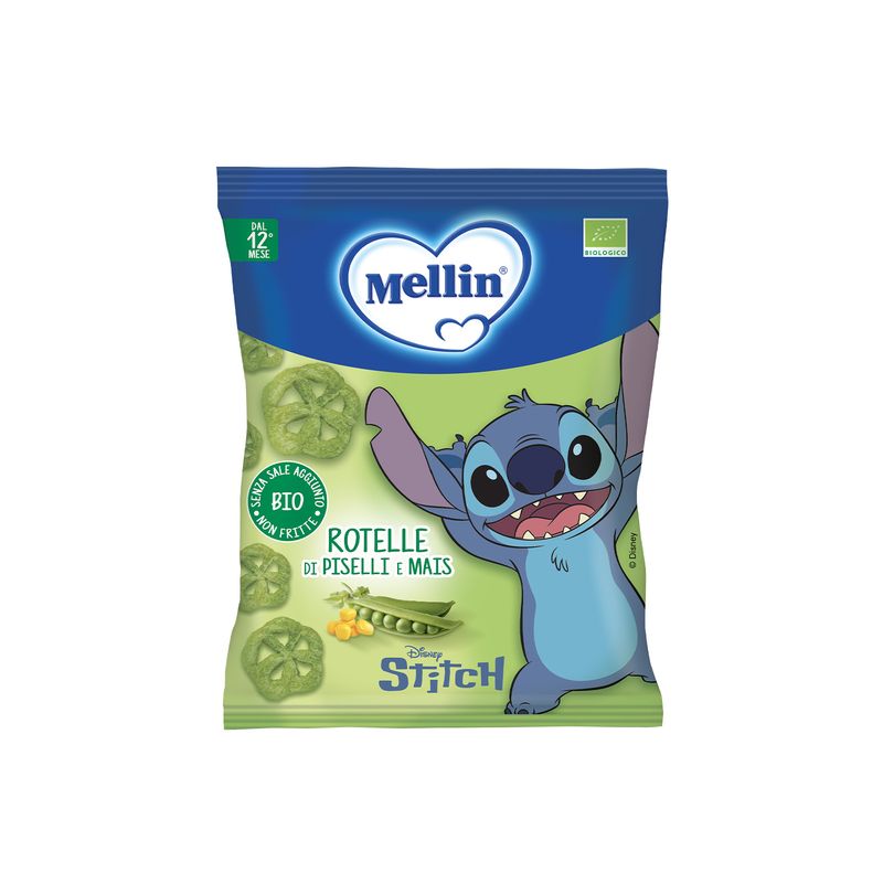 Mellin Snack Rotelle di Piselli 20g
