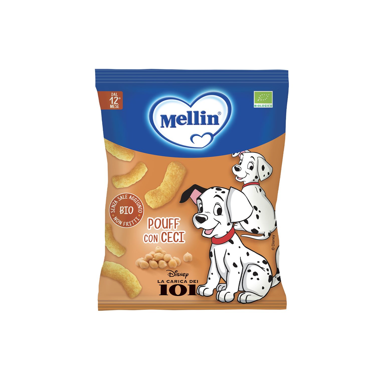 Mellin Snack Pouff di Ceci 20g