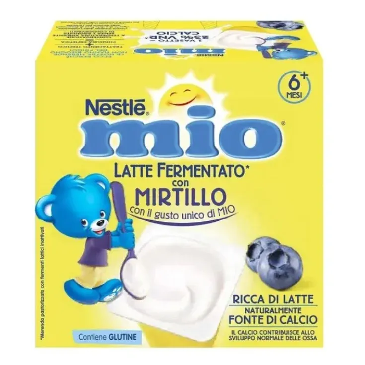 Nestle Mio Merende Latte Fermentato Mirtillo 4x100g