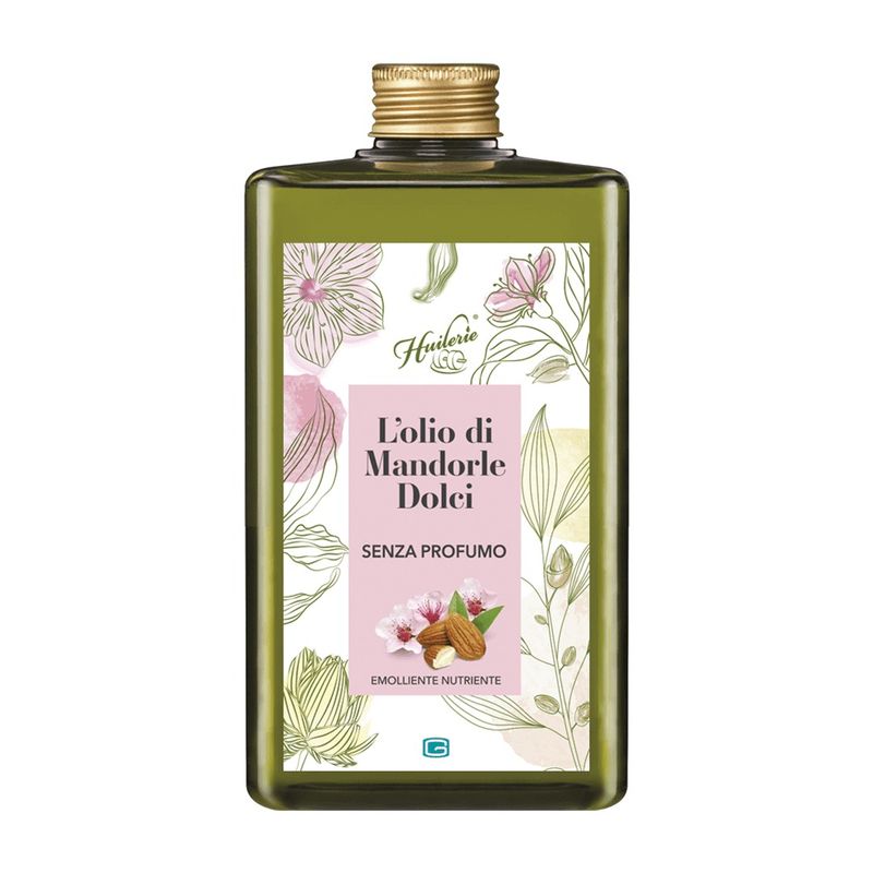 Huilerie L&#39;Olio di Mandorle Dolci Fraganza Naturale 300ml