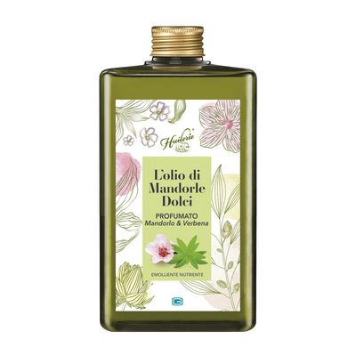 Huilerie L&#39;Olio di Mandorle Dolci Profumato Madorlo &amp; Verbena da 300ml