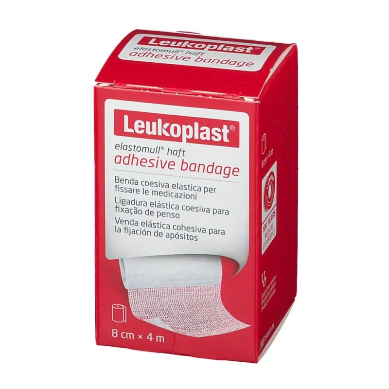 Leukoplast Elastomull Haft Adhesive Bandage Benda da 10 cm x 4 m