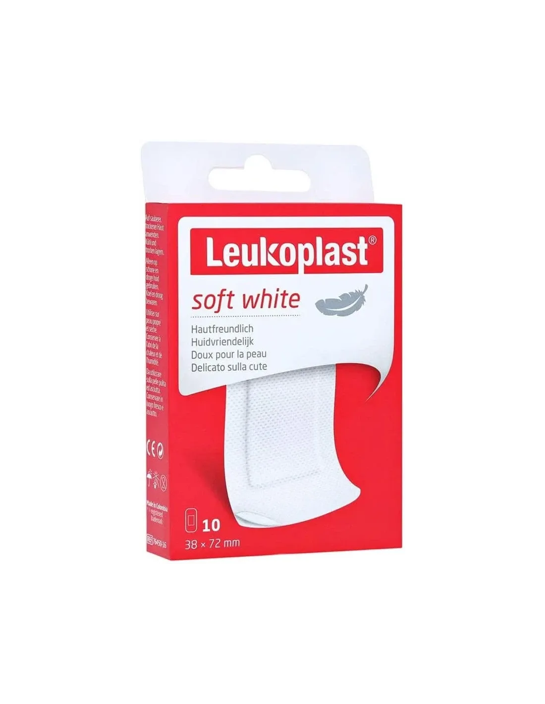 Leukoplast Soft White Cerotto Adesivo Alta Assorbente 7,2 x 3,8  10pz